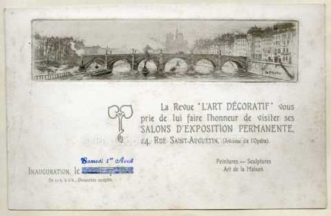 Invitation à une exposition (Paris)